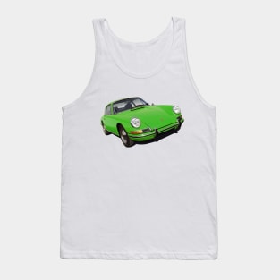 porsche 911 in green Tank Top